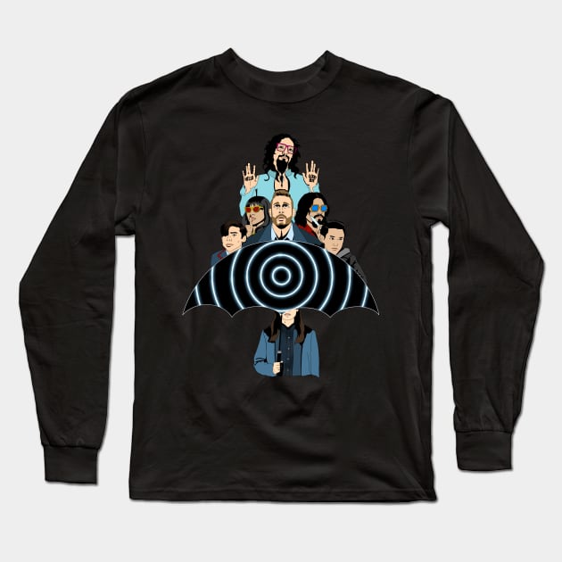 The Umbrella Academy Long Sleeve T-Shirt by Malakian Art